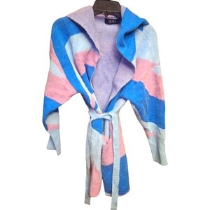 Women's Multicolor Hoodie Sweater